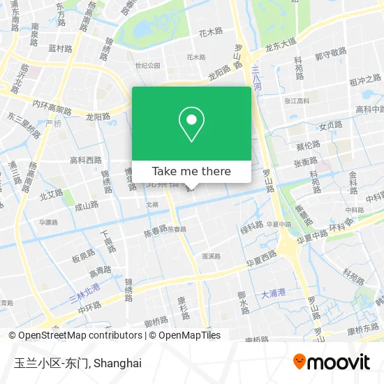 玉兰小区-东门 map