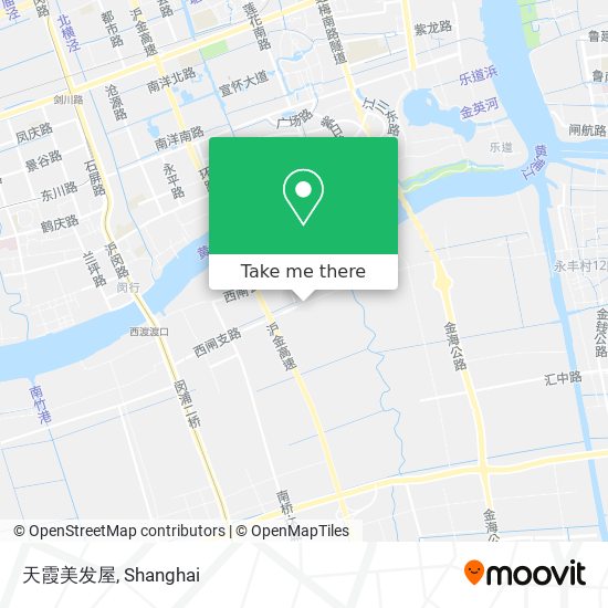 天霞美发屋 map