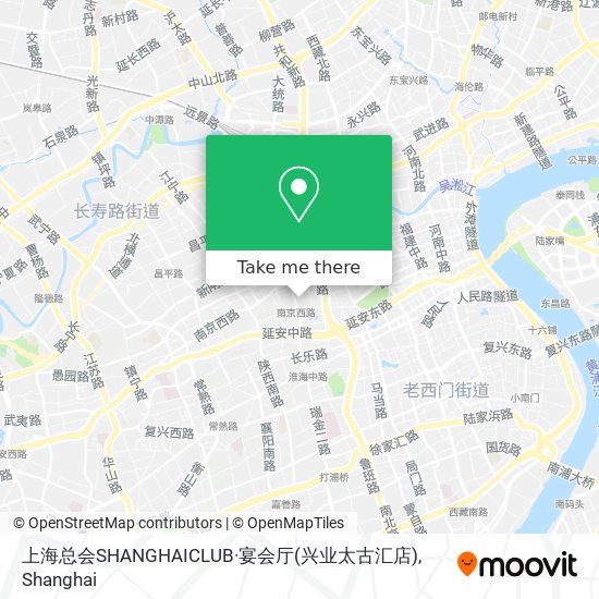 上海总会SHANGHAICLUB·宴会厅(兴业太古汇店) map