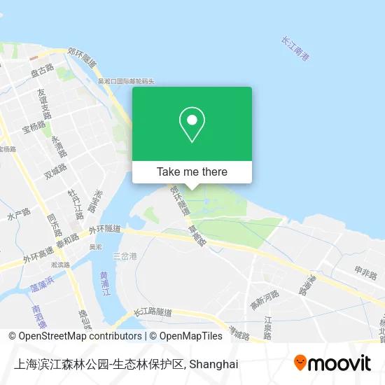上海滨江森林公园-生态林保护区 map