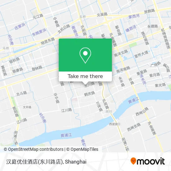 汉庭优佳酒店(东川路店) map