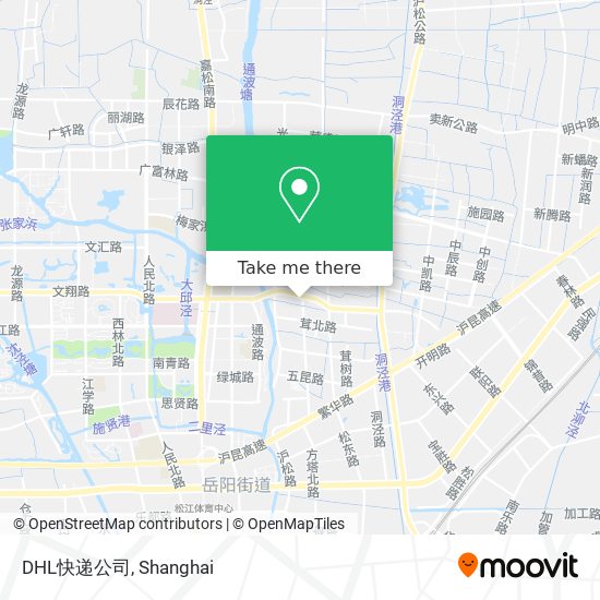 DHL快递公司 map