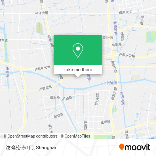 泷湾苑-东1门 map