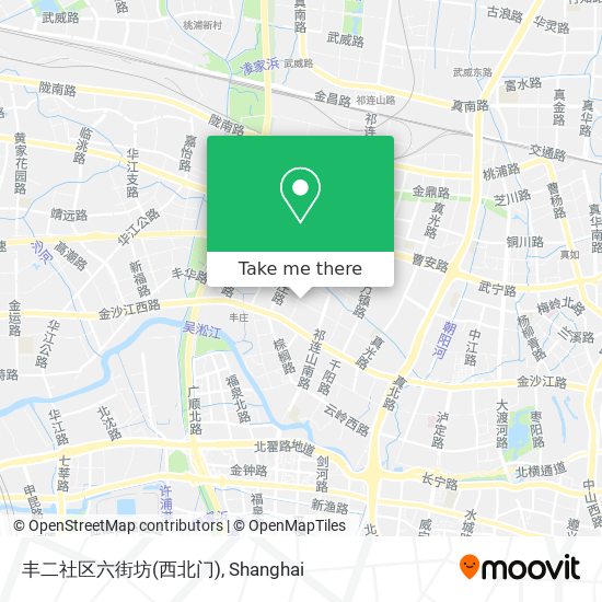 丰二社区六街坊(西北门) map