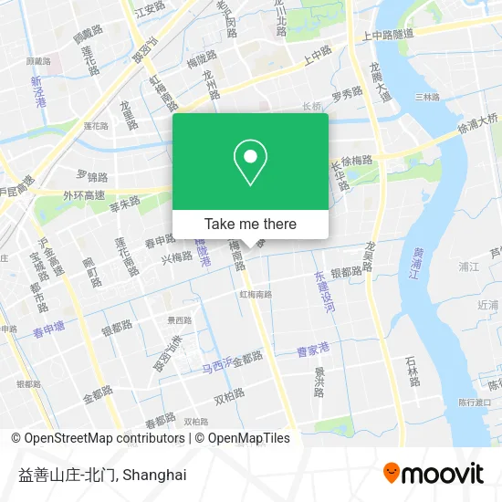 益善山庄-北门 map