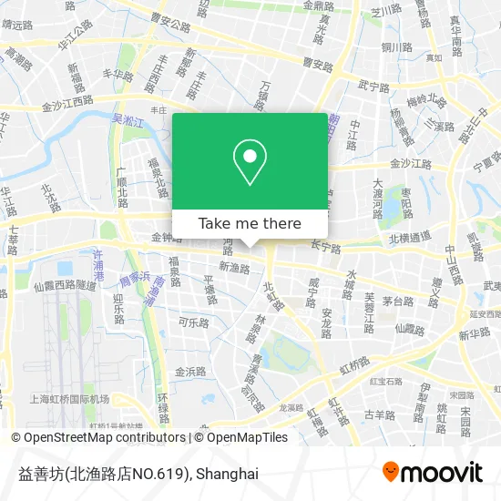 益善坊(北渔路店NO.619) map