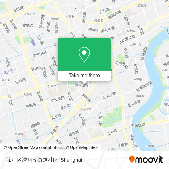 徐汇区漕河泾街道社区 map