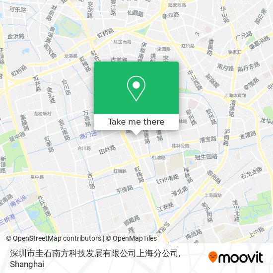 深圳市圭石南方科技发展有限公司上海分公司 map