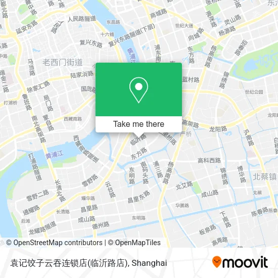 袁记饺子云吞连锁店(临沂路店) map