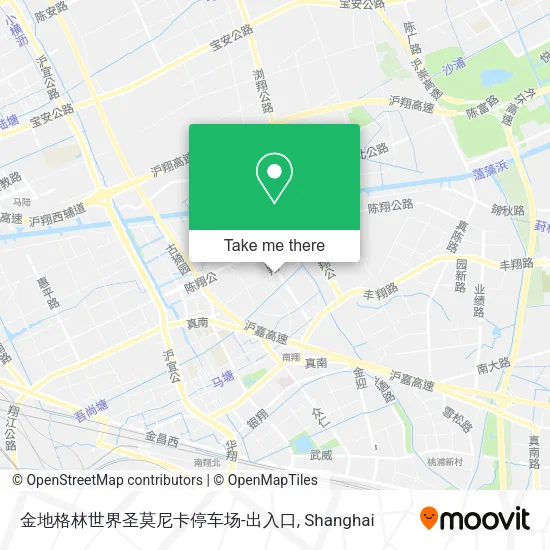 金地格林世界圣莫尼卡停车场-出入口 map