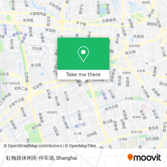 虹梅路休闲街-停车场 map