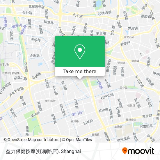 益力保健按摩(虹梅路店) map