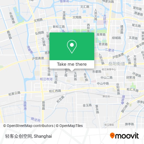 轻客众创空间 map