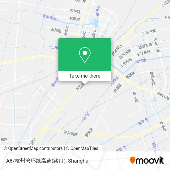 A8/杭州湾环线高速(路口) map