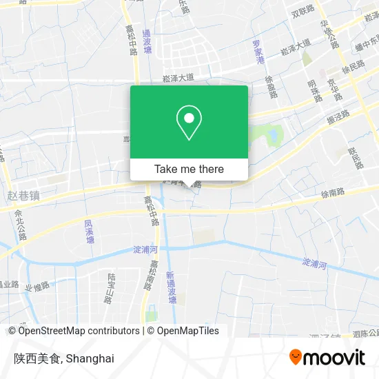陕西美食 map