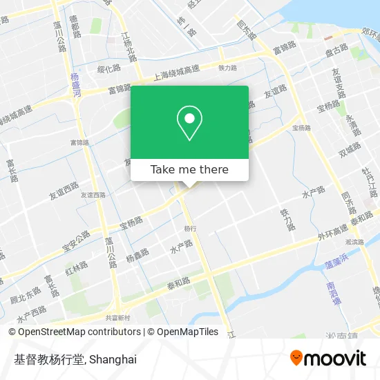 基督教杨行堂 map