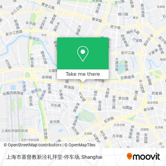 上海市基督教新泾礼拜堂-停车场 map