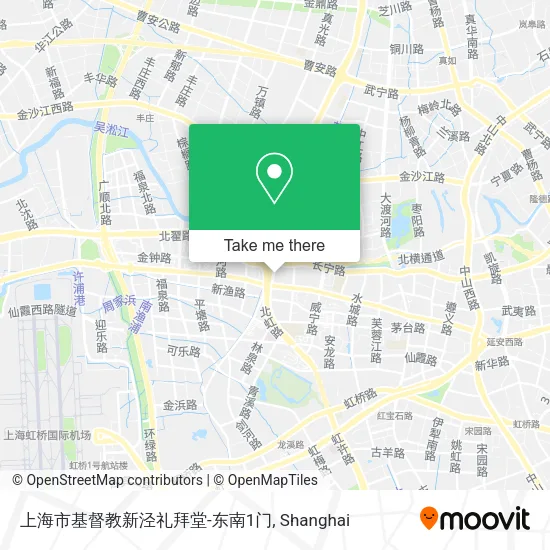 上海市基督教新泾礼拜堂-东南1门 map