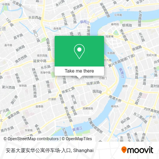 安基大厦实华公寓停车场-入口 map