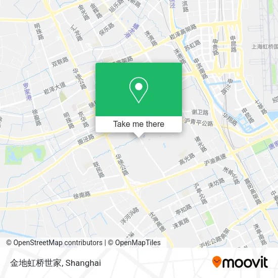 金地虹桥世家 map