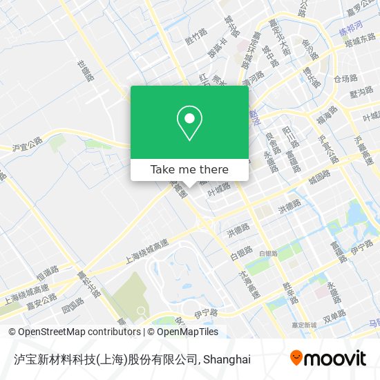 泸宝新材料科技(上海)股份有限公司 map