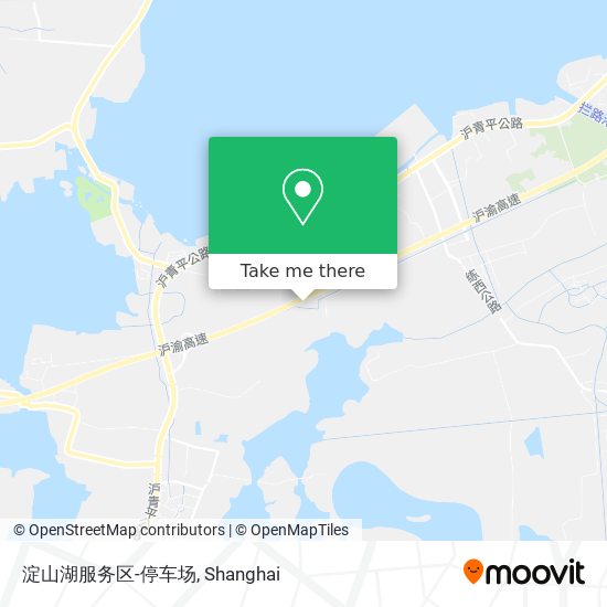淀山湖服务区-停车场 map