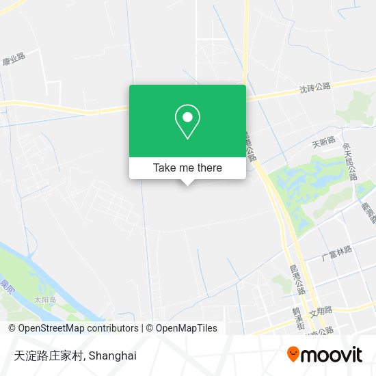 天淀路庄家村 map