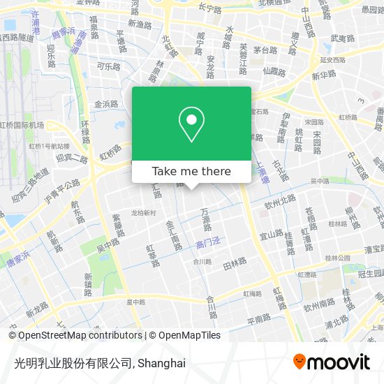 光明乳业股份有限公司 map
