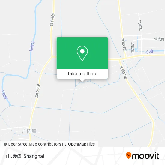 山塘镇 map
