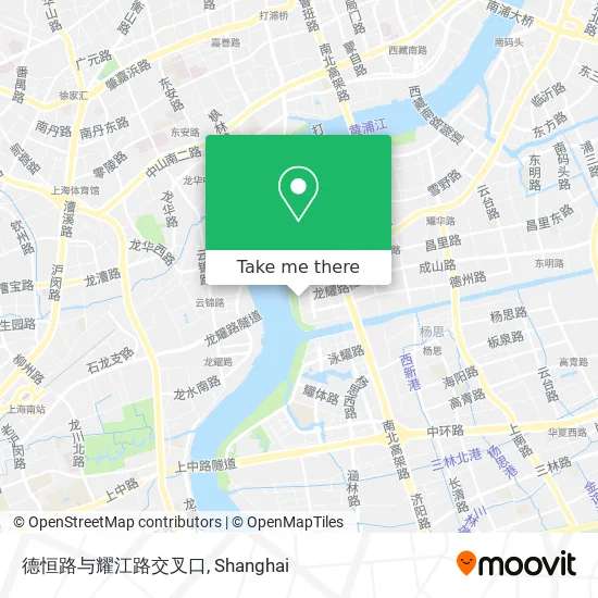 德恒路与耀江路交叉口 map