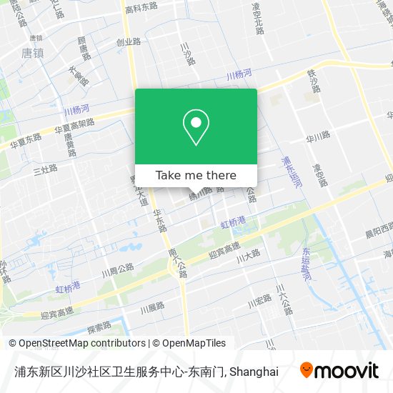 浦东新区川沙社区卫生服务中心-东南门 map