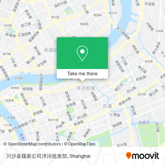 川沙县煤炭公司洋泾批发部 map
