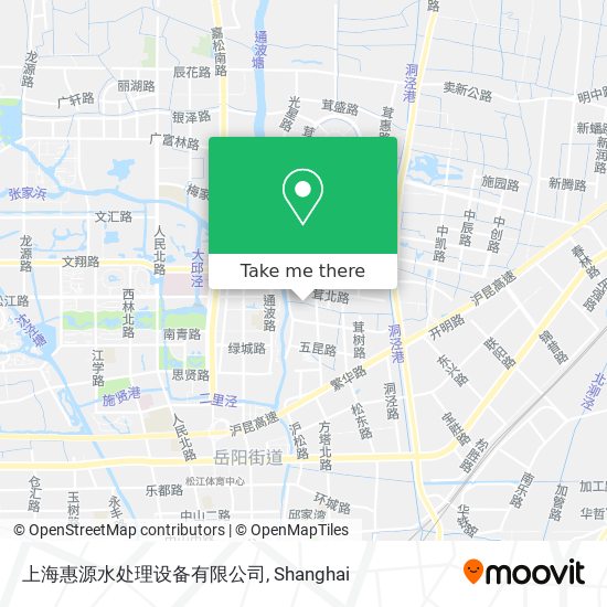 上海惠源水处理设备有限公司 map