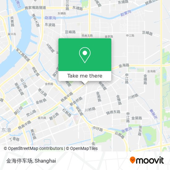 金海停车场 map