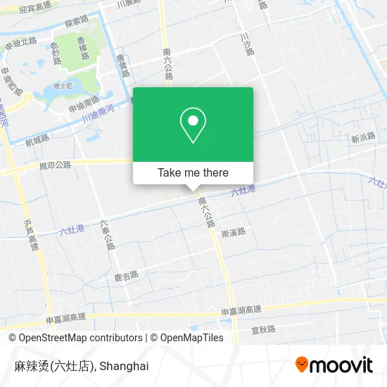 麻辣烫(六灶店) map