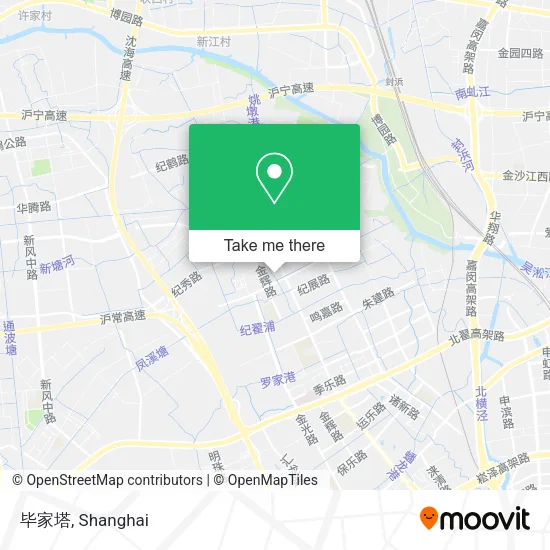 毕家塔 map
