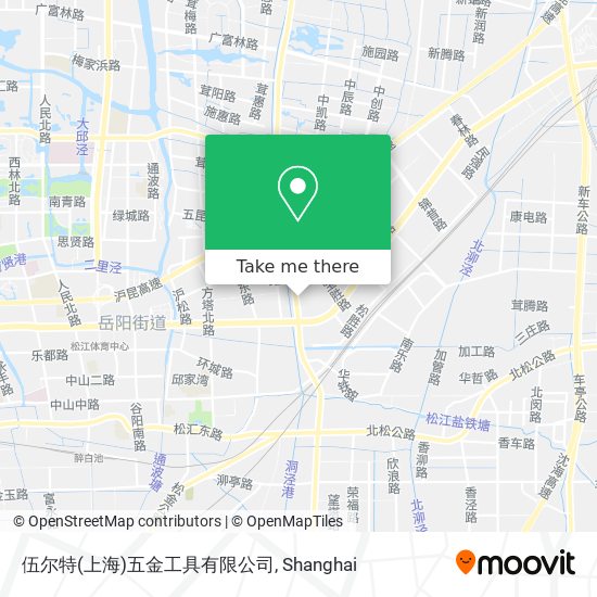 伍尔特(上海)五金工具有限公司 map