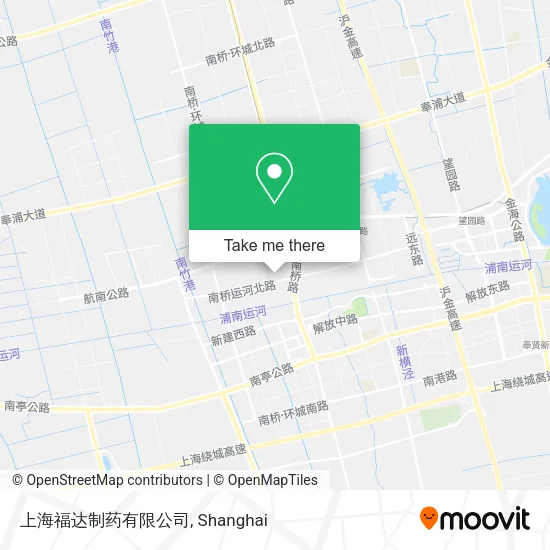 上海福达制药有限公司 map