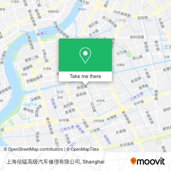 上海信韫高级汽车修理有限公司 map