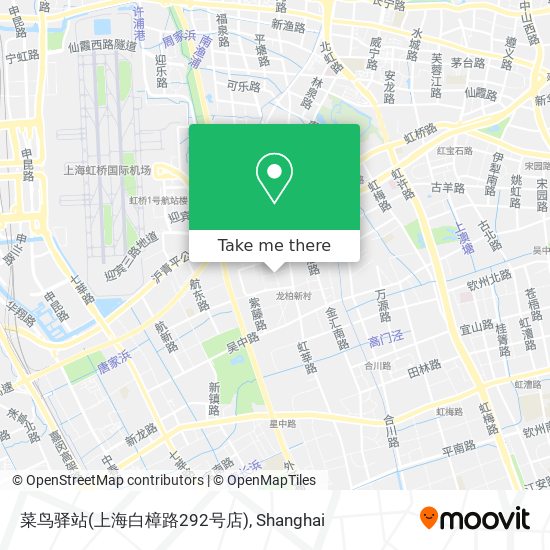菜鸟驿站(上海白樟路292号店) map