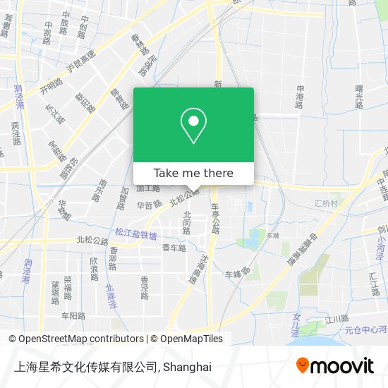 上海星希文化传媒有限公司 map