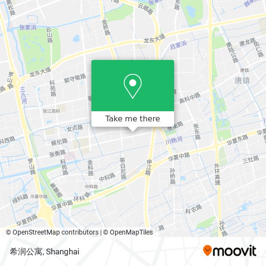 希润公寓 map