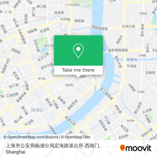 上海市公安局杨浦分局定海路派出所-西南门 map