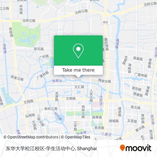 东华大学松江校区-学生活动中心 map