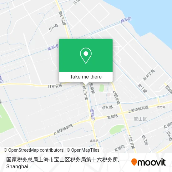 国家税务总局上海市宝山区税务局第十六税务所 map