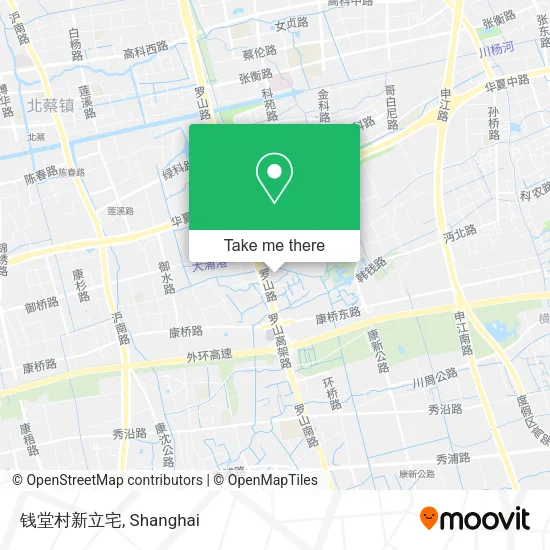 钱堂村新立宅 map