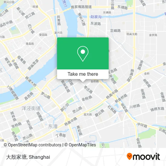 大殷家塘 map