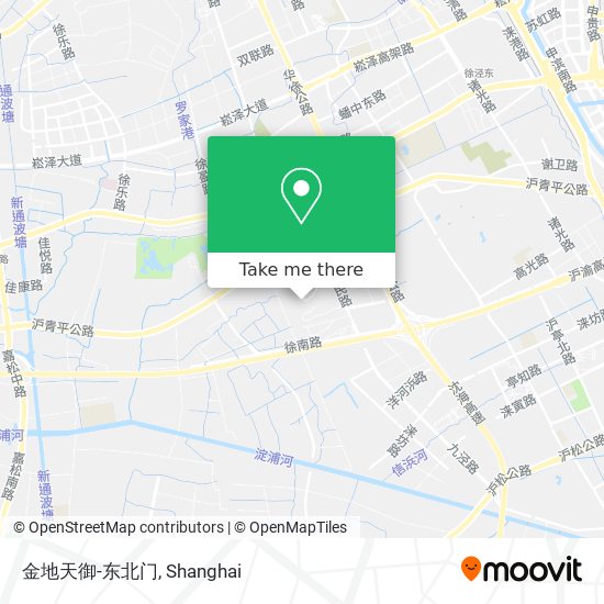 金地天御-东北门 map