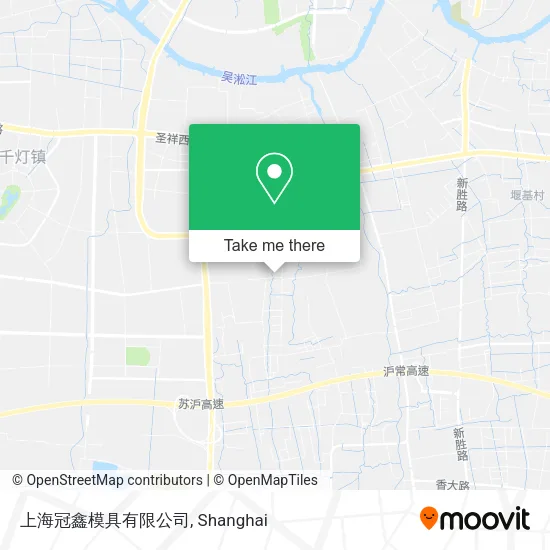 上海冠鑫模具有限公司 map