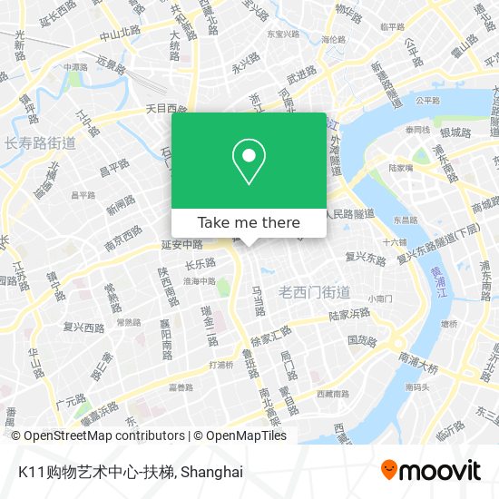 K11购物艺术中心-扶梯 map